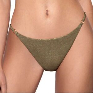 NWT PQ SWIM Adjustable Full Bikini Bottom in Euphoria Sz M